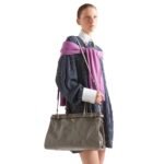 PRADA BONNIE LARGE LEATHER HANDBAG