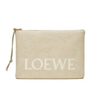 JACQUARD LOGO OBLONG POUCH