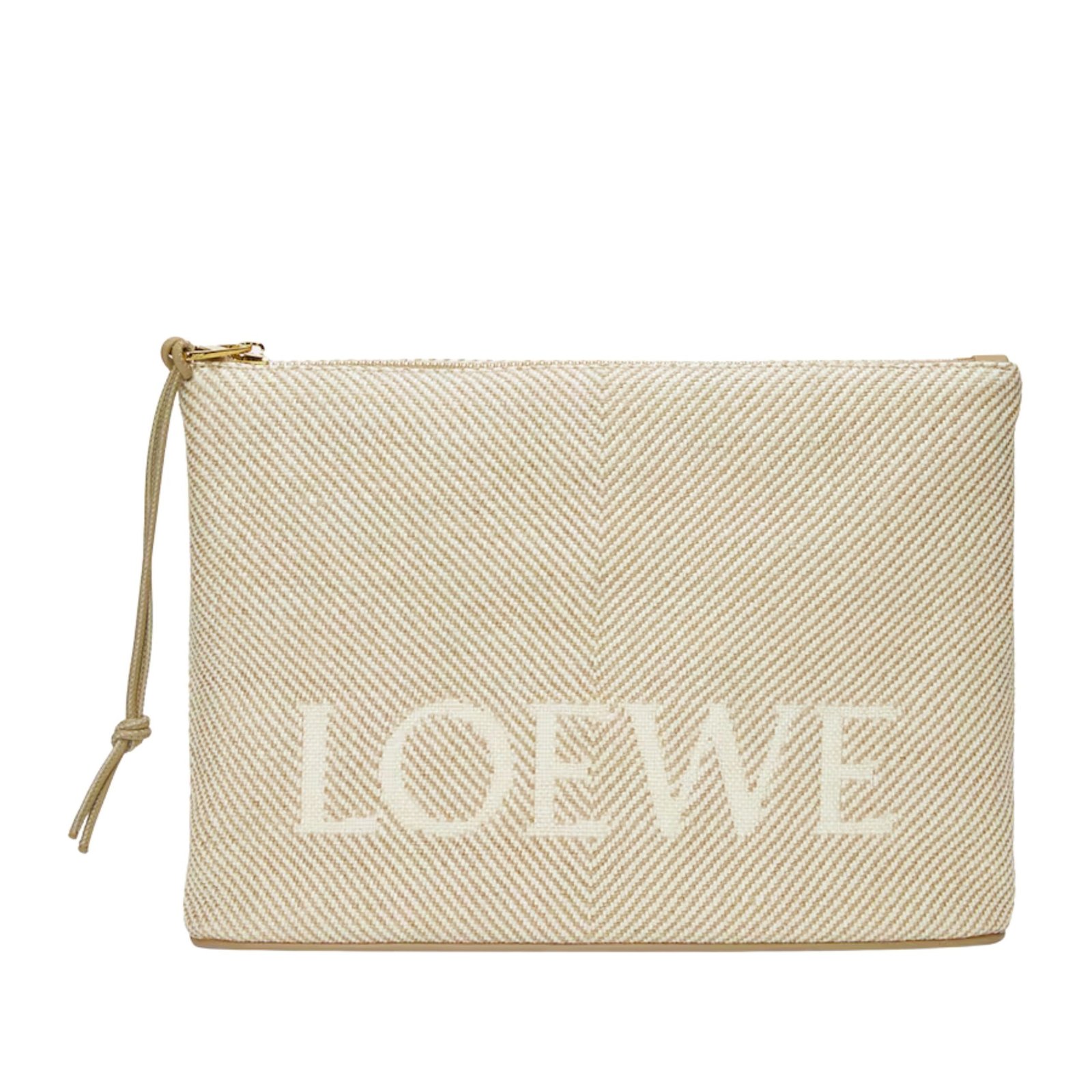 JACQUARD LOGO OBLONG POUCH