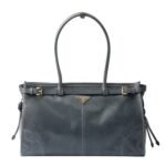PRADA BONNIE LARGE LEATHER HANDBAG