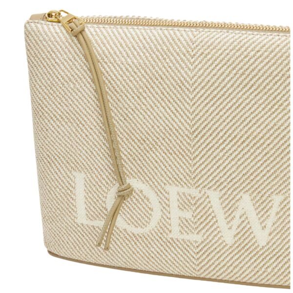 JACQUARD LOGO OBLONG POUCH