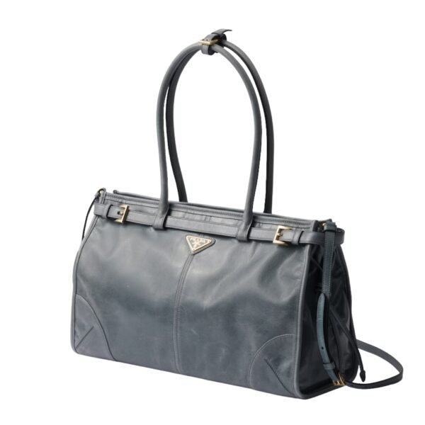 PRADA BONNIE LARGE LEATHER HANDBAG