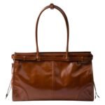 LARGE BONNIE LEATHER TOTE BAG