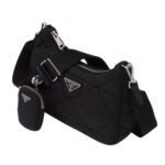 PADDED RE NYLON SHOULDER BAG