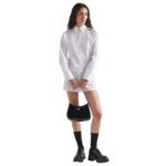 PRADA CLEO BRUSHED LEATHER SHOULDER BAG