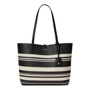 FAUX LEATHER LARGE REVERSIBLE TOTE BAG