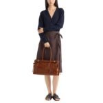LARGE BONNIE LEATHER TOTE BAG