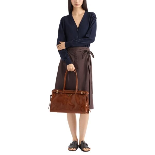 LARGE BONNIE LEATHER TOTE BAG