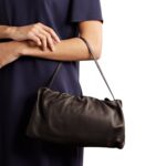 BOURSE XL LEATHER SHOULDER BAG
