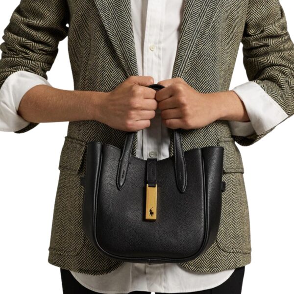 SMALL GRAIN LEATHER TOTE BAG