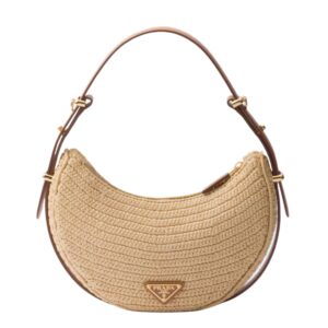 PRADA ARQUE CROCHET SHOULDER BAG