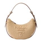 PRADA ARQUE CROCHET SHOULDER BAG