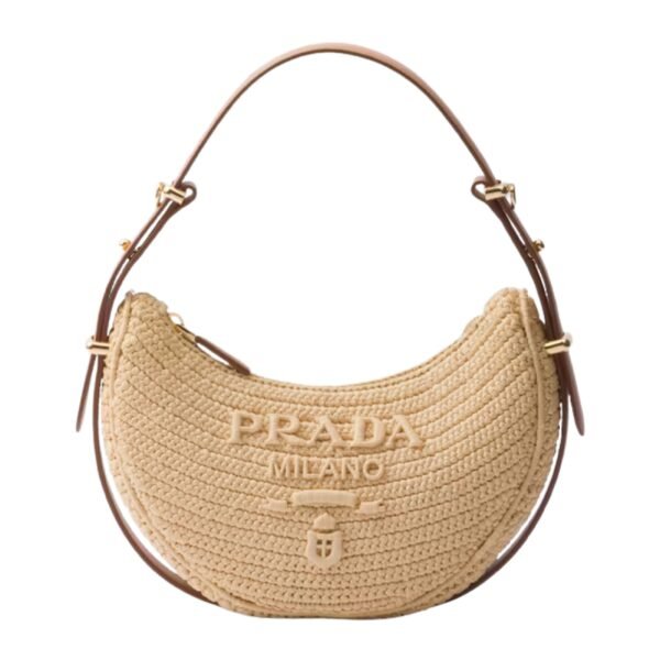 PRADA ARQUE CROCHET SHOULDER BAG