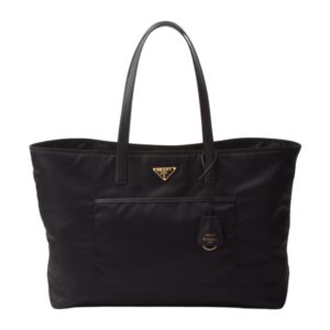 PRADA RE EDITION 1978 LARGE RE NYLON AND SAFFIANO LEATHER TOTE BAG