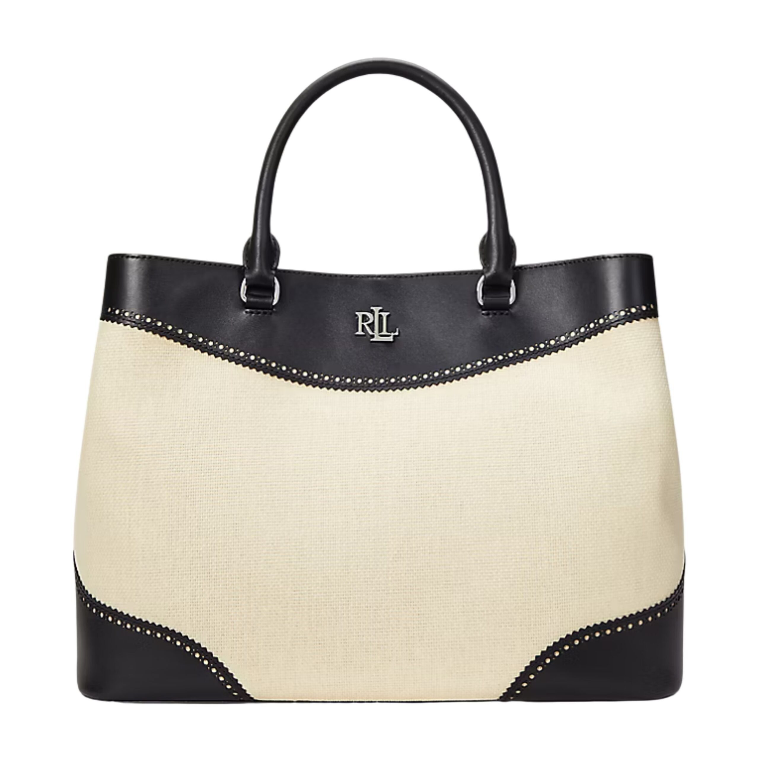 STRAW AND LEATHER LARGE MARCY SATCHEL