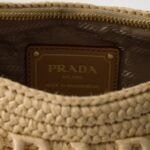 PRADA ARQUE CROCHET SHOULDER BAG