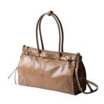 PRADA BONNIE LARGE LEATHER HANDBAG