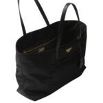 PRADA RE EDITION 1978 LARGE RE NYLON AND SAFFIANO LEATHER TOTE BAG