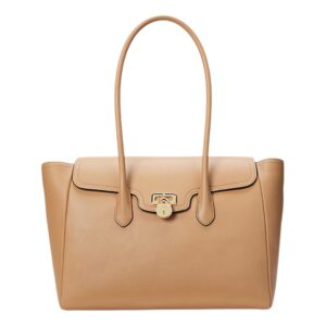 PEBBLED LEATHER LARGE TANNER SATCHEL