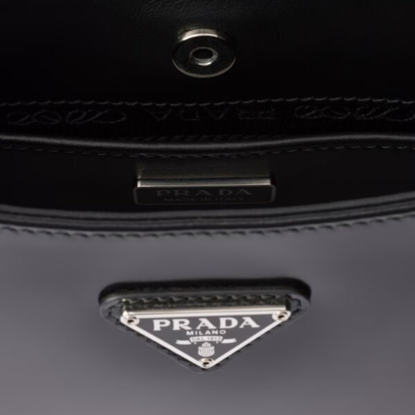PRADA CLEO BRUSHED LEATHER SHOULDER BAG