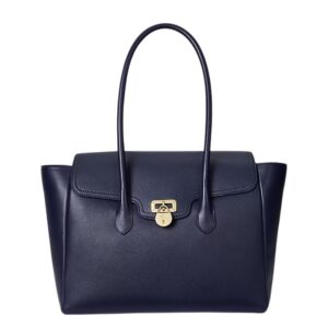 PEBBLED LEATHER LARGE TANNER SATCHEL