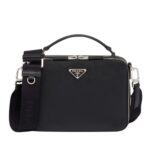 MEDIUM PRADA BRIQUE SAFFIANO LEATHER BAG