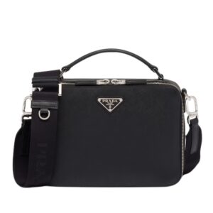 MEDIUM PRADA BRIQUE SAFFIANO LEATHER BAG