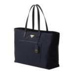 PRADA RE EDITION 1978 LARGE RE NYLON AND SAFFIANO LEATHER TOTE BAG