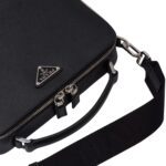 MEDIUM PRADA BRIQUE SAFFIANO LEATHER BAG