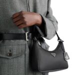 PRADA RE EDITION 2005 RE NYLON AND SAFFIANO MINI BAG