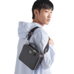 MEDIUM PRADA BRIQUE SAFFIANO LEATHER BAG