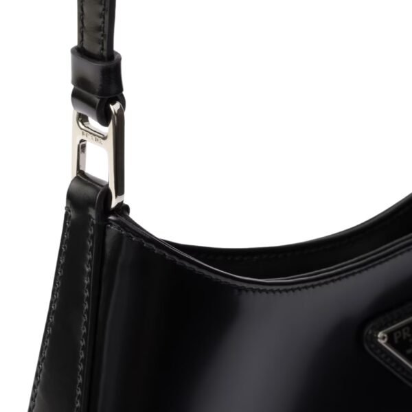 PRADA CLEO BRUSHED LEATHER SHOULDER BAG