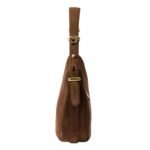 PRADA ARQUE SUEDE SHOULDER BAG