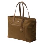 PRADA RE EDITION 1978 LARGE RE NYLON AND SAFFIANO LEATHER TOTE BAG