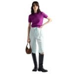 PRADA ARQUE SUEDE SHOULDER BAG