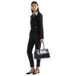 PRADA BONNIE LARGE LEATHER HANDBAG