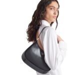 PRADA CLEO BRUSHED LEATHER SHOULDER BAG