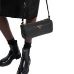 RE NYLON TOP ZIP CROSSBODY BAG