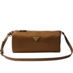 RE NYLON TOP ZIP SHOULDER BAG