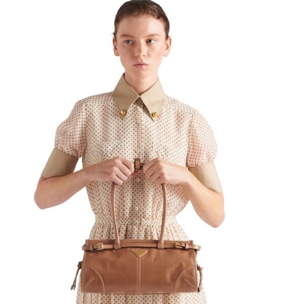 PRADA BONNIE MEDIUM LEATHER HANDBAG