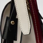 PRADA SOFT SOUND SMALL LEATHER SHOULDER BAG WITH CHARMS