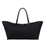 IDAHO XL LEATHER TRIMMED CANVAS TOTE BAG