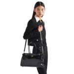 PRADA BONNIE LARGE LEATHER HANDBAG