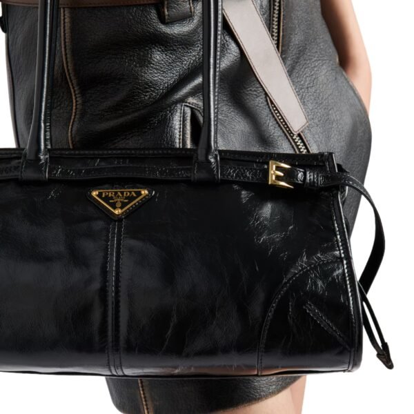 PRADA BONNIE MEDIUM LEATHER HANDBAG - Image 7