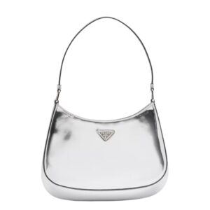 PRADA CLEO BRUSHED LEATHER SHOULDER BAG