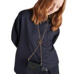 SAFFIANO LEATHER CARD HOLDER WITH SHOULDER STRAP