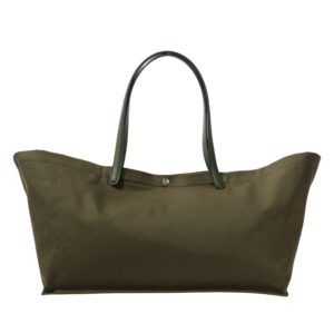 IDAHO XL LEATHER TRIMMED CANVAS TOTE BAG