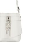 MICRO SHARK LOCK BUCKET BAG IN BOX LEATHER