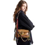 PRADA SOFT SOUND SMALL LEATHER SHOULDER BAG WITH CHARMS