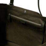 IDAHO XL LEATHER TRIMMED CANVAS TOTE BAG